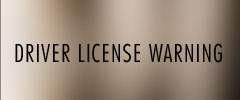 DUI Drivers Licence Warning
